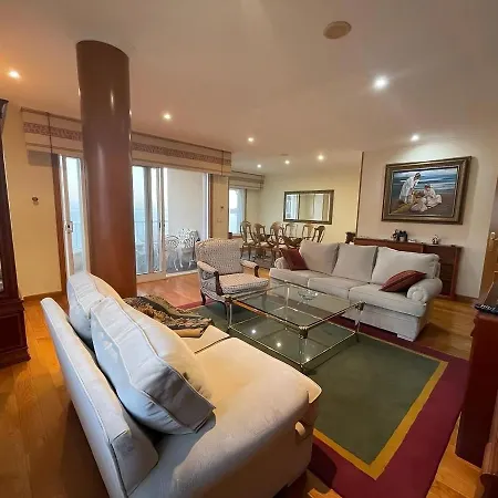 Piso En Primera Linea De La Playa De Silgar Apartmán