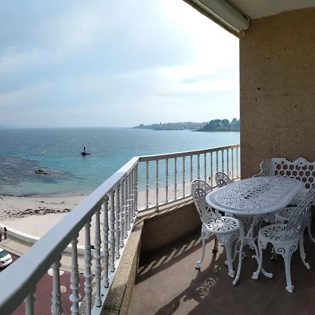 Piso En Primera Linea De La Playa De Silgar Apartmán *