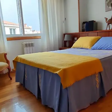 Piso En Primera Linea De La Playa De Silgar Apartmán