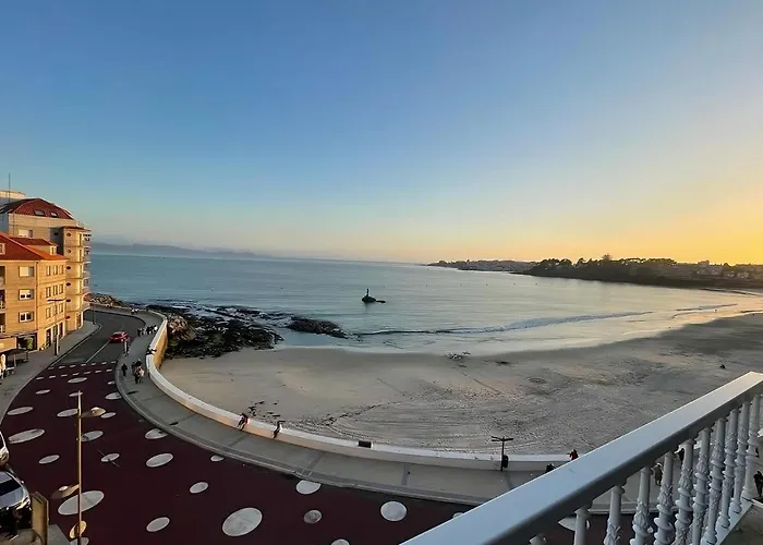 아파트 Piso En Primera Linea De La Playa De Silgar *