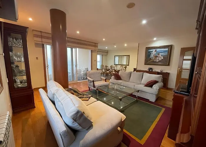 Piso En Primera Linea De La Playa De Silgar Appartement