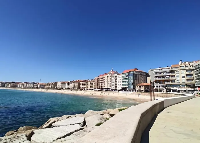 Piso En Primera Linea De La Playa De Silgar * 산신소