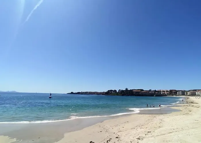 Piso En Primera Linea De La Playa De Silgar Apartman